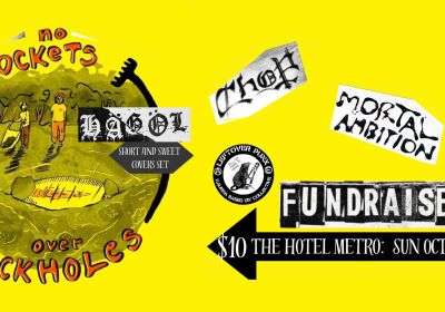 Graphic: No Rockets Over Rockholes Fundraiser 19/10/2025