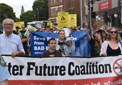 housing rally in marrickville