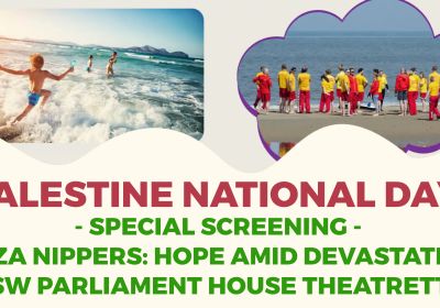 Graphic for event 'Palestine National Day at NSW Parliament House' on 20/11/2025 on Gadigal Country 