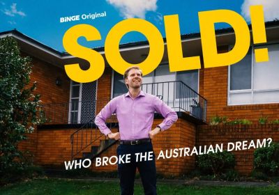 Graphic for film screening and forum: SOLD! Who Broke the Australian Dream on 18/11/2025 hosted by SACOSS