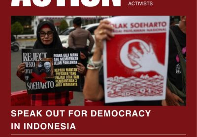 Speak out for democracy in Indonesia