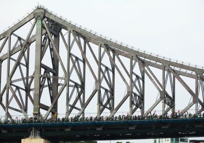 Thousands rallied for Palestine on Magan-djin/Brisbane's iconic Story Bridge, November 15