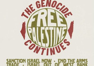 Graphic for protest Nationwide Rally for Palestine on 07/12/2025 Tarntanyangga