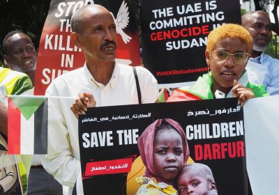 Sudan genocide protest