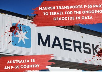 Graphic for event Sanctions Not Bombs! Community Picket at Port Beach, North Fremantle on 13/12/2025