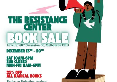 Resistance Centre end of year booksale