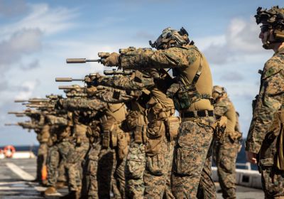 US marines in Caribbean