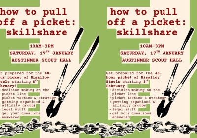 Graphic for event Skillshare: How To Pull Off A Picket – Wollongong, 17/01/2026
