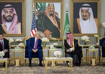 Donald Trump MBS in Saudi Arabia