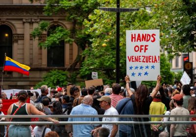 hands off venezuela rally in sydney