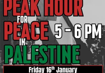 Peak Hour for Peace in Palestine