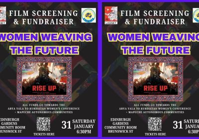 Graphic for event Film screening: Rise Up, 6:30pm 31/01/2026 Edinburg Gardens Community Room, Brunswick St Fitzroy, Naarm