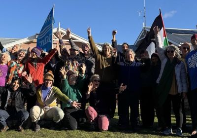 Rising Tide supporters and activists