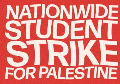 Graphic for event Nationwide Student Strike for Palestine, March 1 2026