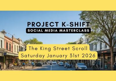 Graphic for event The King Street Scroll, 2:30pm-4pm 31/01/2026 Erskineville