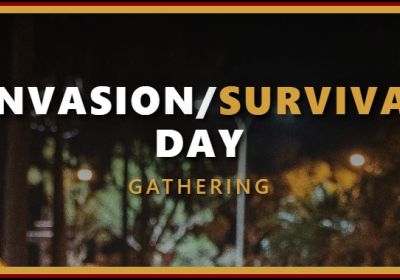 Graphic for event Survival/Invasion Day Geralton, 9am-4pm Edith Cowan Square, Jambinu (Gerlaton)