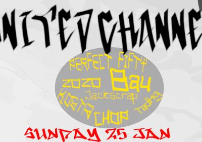 Graphic for event United Channel, 2pm-11:55pm 25/01/2026, Ancient World 116a Hindley St, Adelaide SA 5000