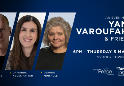 an evening with Yanis Varoufakis