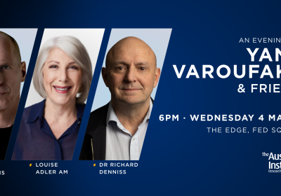an evening with Yanis Varoufakis