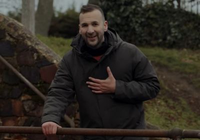 Still from Green Party video featuring Zack Polanski