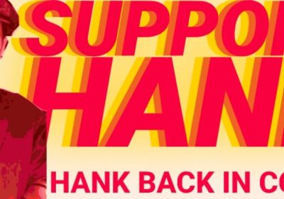 Artwork and graphic for event Support Hank at Melbourne Magistrates' Court, 9:30am 23/02/2026 Melbourne Magistrates' Court, 233 William St, Melbourne VIC 3000