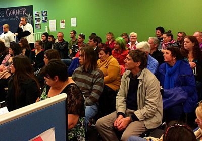 Photo of Anti-Poverty Network SA public forum