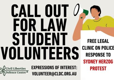 Artwork and graphic for event Call out for law student volunteers, 9am-2:30pm 15/02/2026  Parramatta Centenary Uniting Church, 46 Sorrell St, North Parramatta NSW 2151