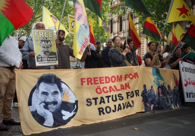 Free Ocalan rally