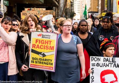 Activists rally against racism