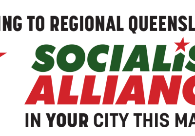 Socialist Alliance coming to your city graphic