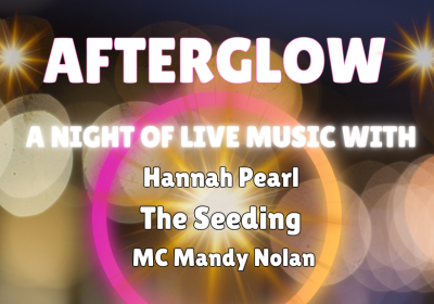 Artwork and graphic for event Afterglow – A night of live music, 5:30pm til late 20/03/2026  Moller Pavilion, Market St, Bangalow NSW 2479
