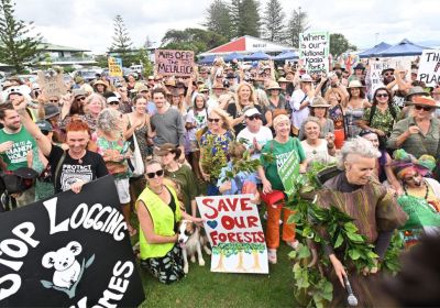 Climate Justice Alliance - Northern Rivers protest