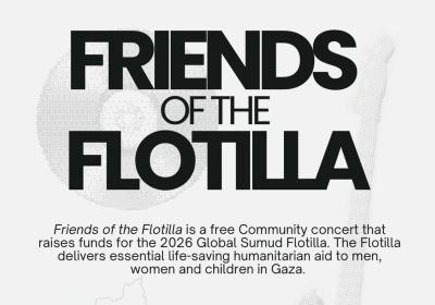 Artwork and graphic for event Friends of the Flotilla, 5pm 18/03/2026 MOA and Co, 16 Gipps St Carrington NSW 2294