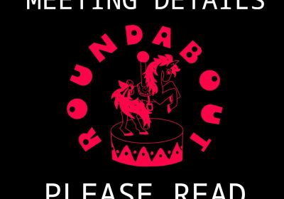 Artwork and graphic for event Roundabout meeting at Tabi Gallery, 6pm 05/03/2026 Tabi Gallery, 213-215 Angas Street, Level 1, Adelaide SA 5000