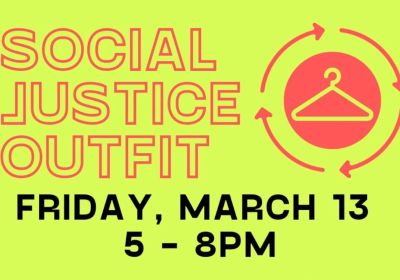 Artwork and graphic for event Social Justice Outfit: An evening of vintage clothing and craftivism, 5pm-8pm 13/03/2026 Wellington St Neighbourhood House, 7 Wellington St, Montmorency VIC 3094