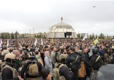 Salih Muslim funeral in Kobane