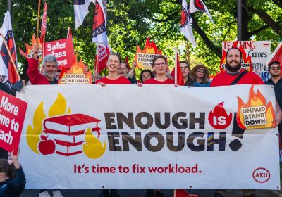 Photo of Enough Is Enough campaign rally