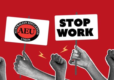 AEU Stop work action
