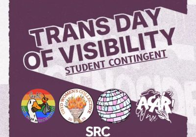 Artwork and graphic for event Join the student contingent at Trans Day of Visibility – Sydney, 1pm 29/03/2026 Pride Square, 1A Bedford St, Newtown NSW 2042