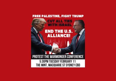 Protest the warmonger conference