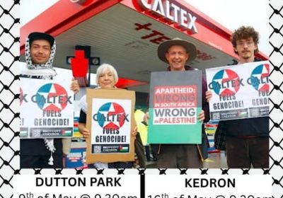 Boycott Caltex action