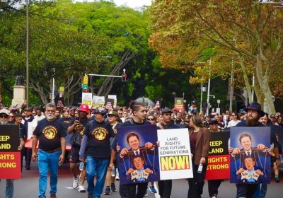 Land rights march on NSW Parliament House