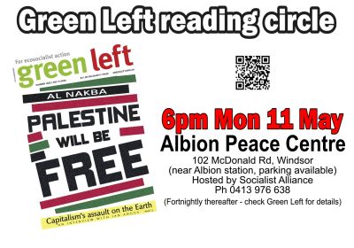 Green Left reading circle: Palestine will be free