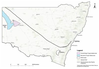 gas exploration map