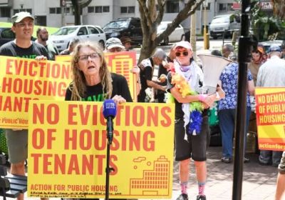 Action for Public Housing protest in Sydney