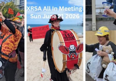 Artwork and graphic for event XRSA June All-in meeting, The Box Factory 71 Regent St S, Adelaide SA 5000