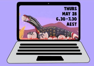 Artwork and graphic for event Webinar: Learn more about Close Pine Gap, Sacred Land Back Convergence, 6:30pm-7:30pm AEST online with Zoom (register to get the Zoom link)