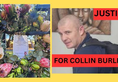 Artwork and graphic for event Memorial Rally and March: Justice for Jesse Deacon – Justice for Collin Burling, 1pm 18/07/2026 Sydney Town Hall, 483 George St, Sydney NSW 2000