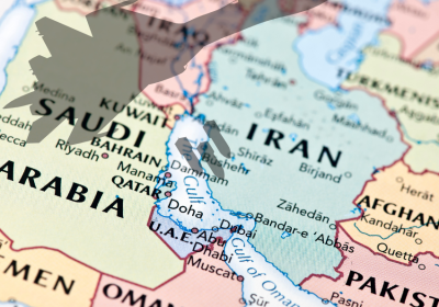 map of iran, f35 jet, bombs