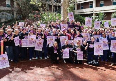 ANMF SA members Respect campaign group photo